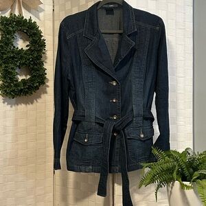 Belted Denim Jacket Size XL